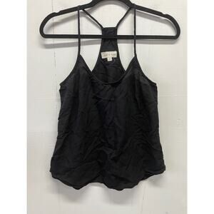 Cloth & Stone Women's Small Black Flowy Halter Tank Top